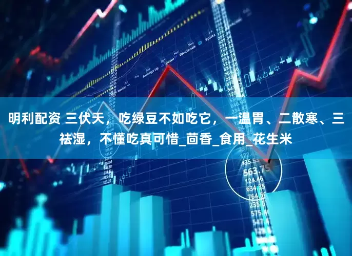 明利配资 三伏天，吃绿豆不如吃它，一温胃、二散寒、三祛湿，不懂吃真可惜_茴香_食用_花生米