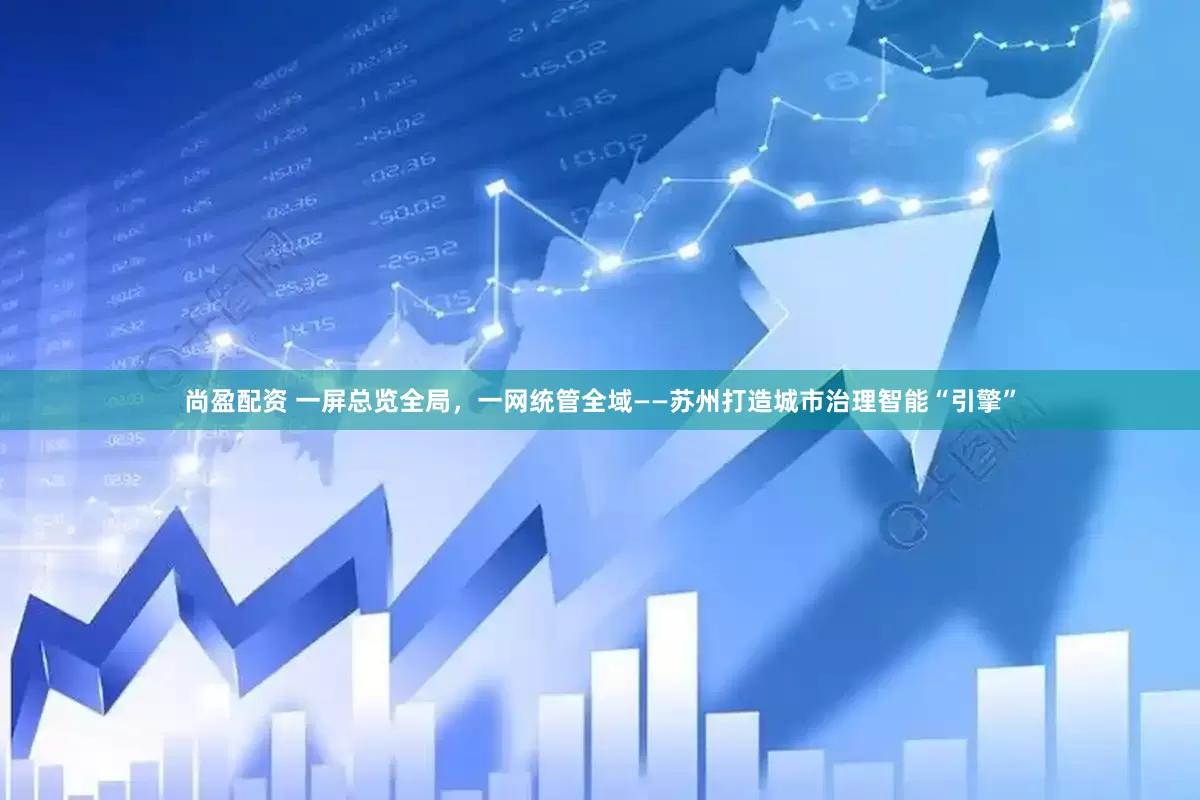 尚盈配资 一屏总览全局，一网统管全域——苏州打造城市治理智能“引擎”
